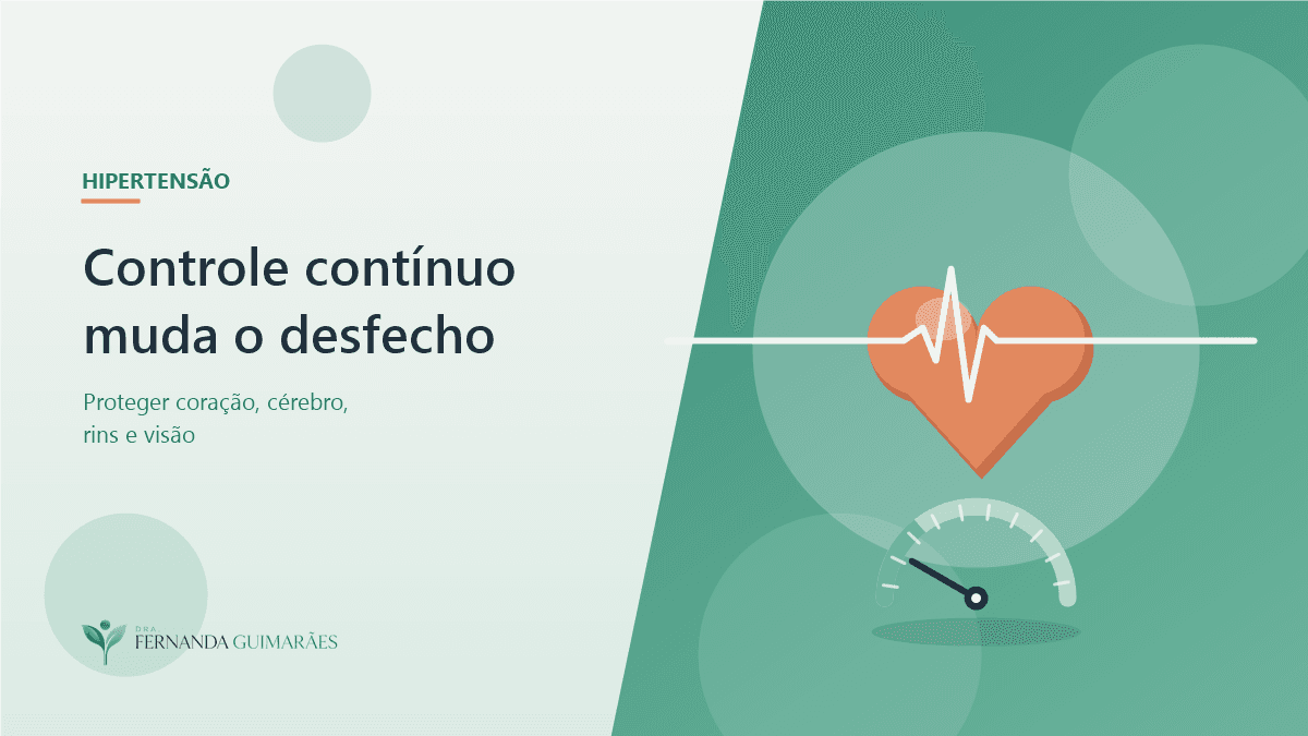 Controle da pressão alta: por que o cuidado contínuo muda o desfecho